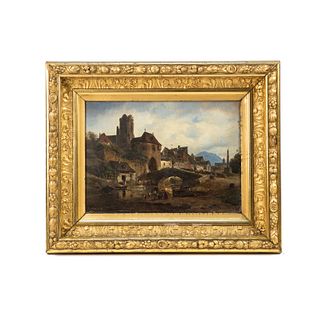 H Muller Signed Oil on Canvas c. 1847