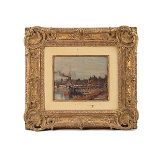Claude Monet Signed Oil on Board