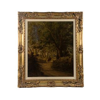 William Rickarby Miller Signed Oil on Canvas c. 1851