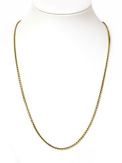 An Italian gold ‘S’ link chain,
