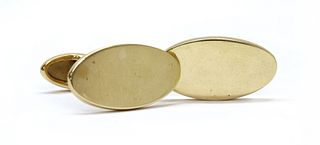 A pair of 9ct gold cufflinks,