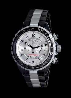 A Ceramic and Aluminum J12 Superleggera Wristwatch, Chanel,