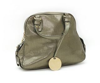 A Giorgio Armani metallic handbag,
