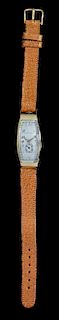 A Rare and Unusual 18 Karat Yellow Gold Polyplan Wristwatch, Movado, Circa 1912,