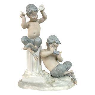 Lladro Spain Porcelain "Satyrs Group" Figure 1008