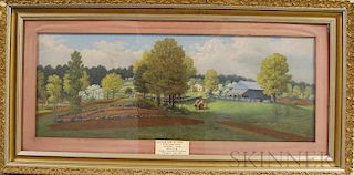 James Franklin Gilman (Massachusetts and Vermont, 1850-1929)       The Rufus Sibley Farm, Jennison Road, Wendell, Massachusetts.
