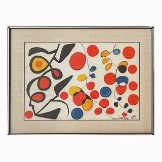Alexander Calder "Spring Carnival" Color Lithograp