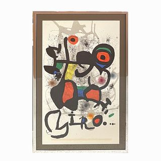 Joan Miro "Zurich" Stone Signed Color Lithograph