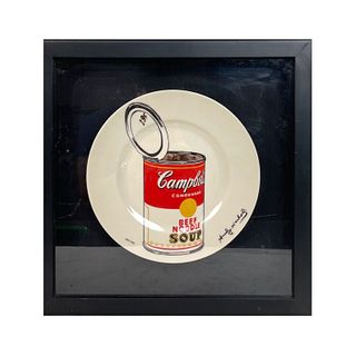 Andy Warhol "Beef Noodle Soup" Porcelain Plate