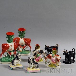 Eight Ceramic Animal Figures