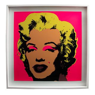 ANDY WARHOL. II:31 Marilyn Monroe. Con sello en la parte posterior. Serigrafía sin número de tiraje. 91.4 x 91.4 cm