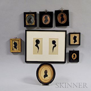 Nine Framed Silhouettes