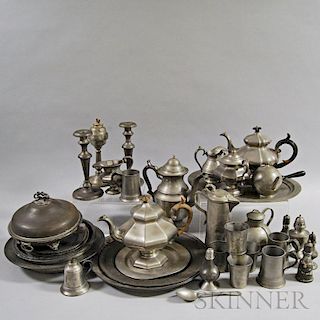 Approximately Forty Pieces of Pewter