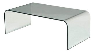 Marcel Breuer for Knoll Glass Waterfall Table