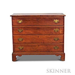 Chippendale Birch Chest of Drawers