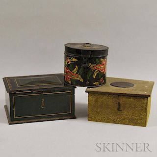 Three Painted Boxes