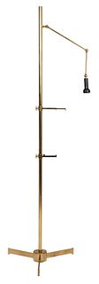 Arredoluce Adjustable Brass Easel Lamp