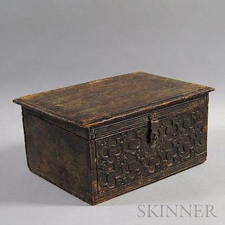 Carved and Black-painted Box