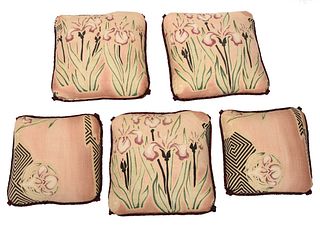 Five Handpainted Pillows