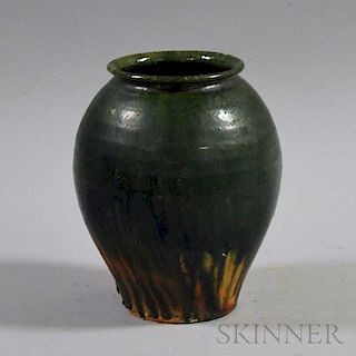 Green Glazed Vase