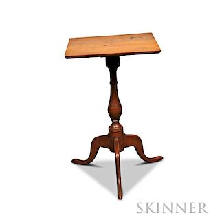 Federal Cherry Square-top Candlestand
