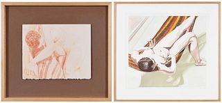 Two Philip Pearlstein Prints