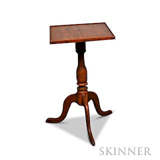 Federal Cherry Square-top Candlestand
