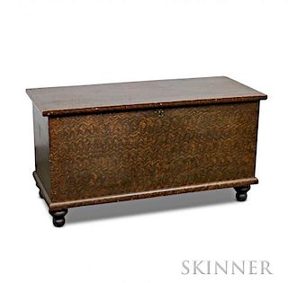 Grained-painted Blanket Chest