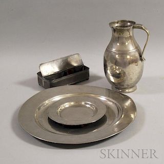 Four Pieces of Pewter