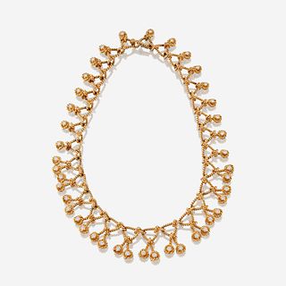 An eighteen karat gold and diamond necklace, Verdura Regatta