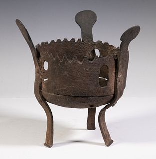 MEDIEVAL IRON POT STAND