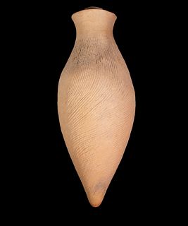 CHINESE NEOLITHIC RED CLAY WINE AMPHORAE, YANGSHAO CULTURE, 3RD MILLENIUM BC.