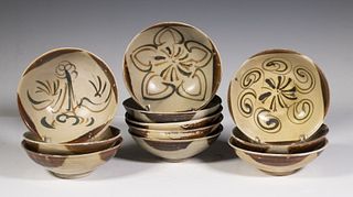 (11) CHINESE TANG DYNASTY CHANGSHA GLAZED DISHES
