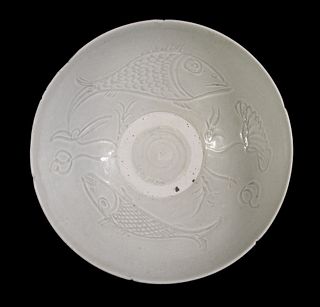 CHINESE LATE SOUTHERN SONG-YUAN CELADON BOWL, LATE 12TH- EARLY 13TH C.