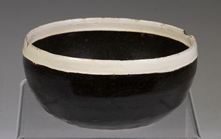 CHINESE BLACK GLAZED HENAN BOWL, SONG OR LATER
