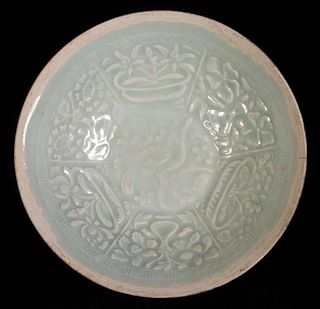 CHINESE LATE YUAN DYNASTY CELADON BOWL, EARLY 13TH C.