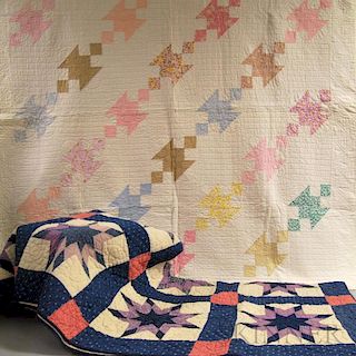 Two Pieced Cotton Quilts