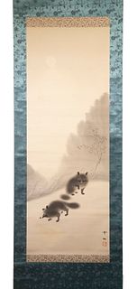 LATE 19TH C. CHINESE PAINTED SCROLL