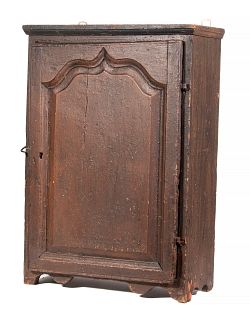 EARLY HANGING SPICE CUPBOARD