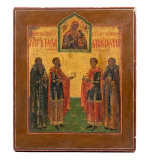 RUSSIAN ICON, LATE 17TH/EARLY 18TH C.