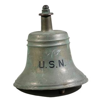 US NAVY SHIP'S BELL