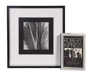ROBERT KIPNESS (NY, 1931 - ) FRAMED PRINT & BOOK