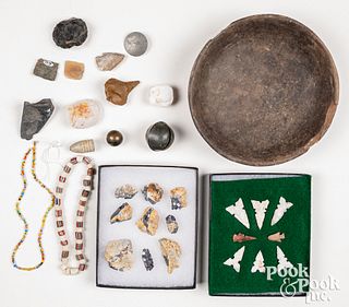 Group of Native American Indian related items