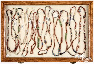 Ten strands of Susquehannock Indian trade beads
