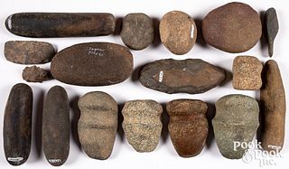 Collection of stone artifacts