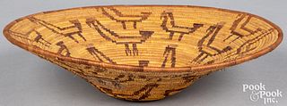 Native American California Mission Indian basket