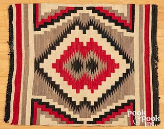 Navajo Indian saddle blanket sized rug