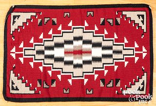 Navajo Indian Ganado textile rug, mid 20th c.