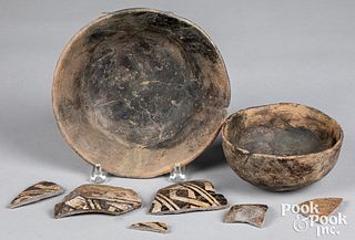 Prehistoric Southwestern Indian pottery vessels