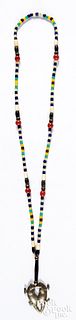 Native American Indian trade bead necklace